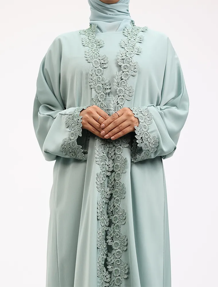 Sage 2 Piece Amara Abaya